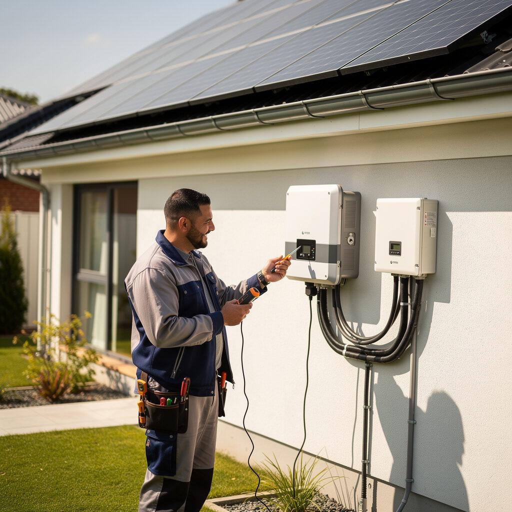 Einbindung Solaranlage Hauselektronik – Bechtold Solar-Technik GmbH