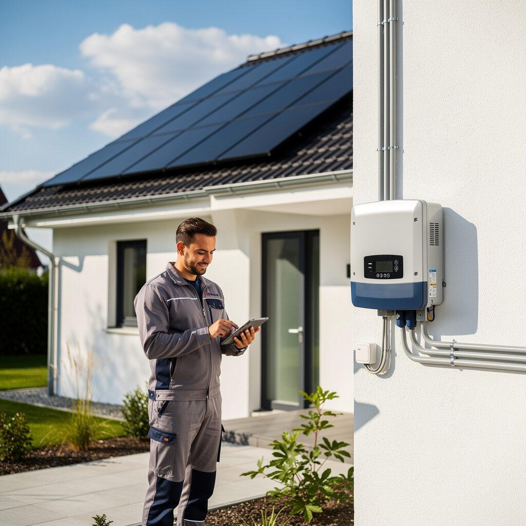 Einbindung Solaranlage Hauselektronik – Bechtold Solar-Technik GmbH